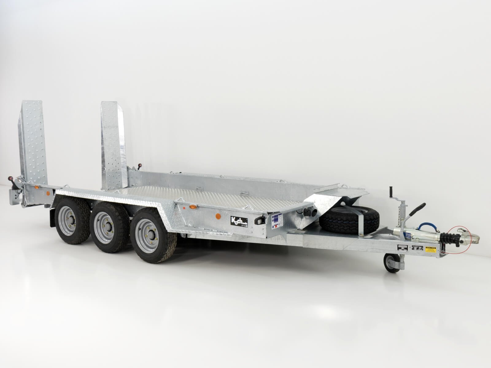 12-arb-4.jpg Ifor Williams Baumaschinenanhänger GH146 184x419cm 3,5t | Einzelrampen | Aluboden | 3 Achsen-Neu – Bild 1