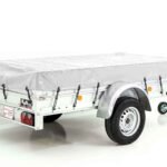 Anhänger mit Plane 125x250cm 750kg | Typ U4 | Flachplane Profi weiß-Neu