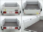 Anhänger mit Plane 125x250cm 750kg | Typ U4 | Flachplane Profi hellblau-Neu – Bild 8