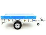 Anhänger mit Plane 125x250cm 750kg | Typ U4 | Flachplane Profi hellblau-Neu – Bild 13