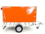 Anhänger mit Plane 125x250cm 750kg | Typ U4 | Hochplane 140 cm Profi | Orange-Neu – Bild 7