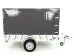 Anhänger mit Plane 125x250cm 750kg | Typ U4 | Hochplane 140 cm Profi | Anthrazit-Neu – Bild 2