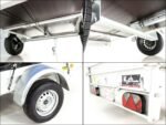 Anhänger mit Plane 125x250cm 750kg | Typ U4 | Hochplane 140 cm Profi | Schwarz-Neu – Bild 6