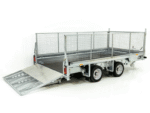 Ifor Williams Baumaschinenanhänger GX126 3,5t|Rampe|Gitteraufsatz-Neu