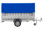 Einachsanhänger GARDEN TRAILER 264 KIPP mit Laubgitteraufsatz, Hochplane, Hochspriegel und Stützrad – Bild 4