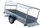 Langer PKW-Anhänger GARDEN TRAILER 264 KIPP mit Hochplane, Spriegel und Stützrad – Bild 7