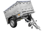 Neu Anhänger GARDEN TRAILER 150 KIPP mit zusätzlichen Bordwänden, Stützrad und Flachplane