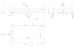 PKW Anhänger 264×150 Unitrailer Garden 265 KIPP mit Flachplanenträger und grauer Plane-Neu – Bild 2